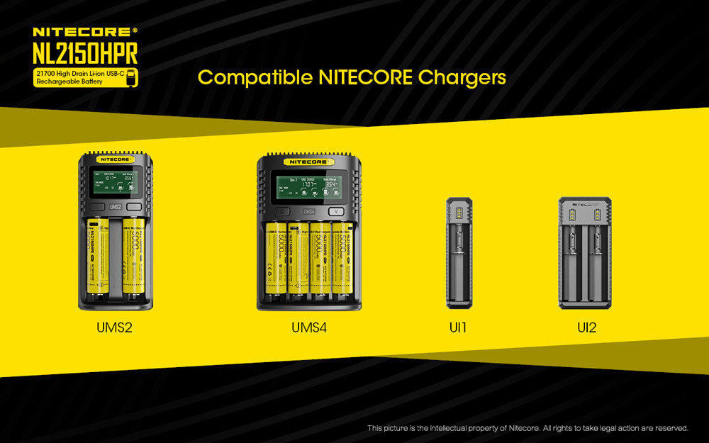 Nitecore 21700 5000mah - NL2150HPR 11